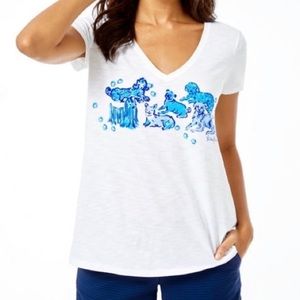 Lilly Pulitzer Ruff Night Etta Top 🐶